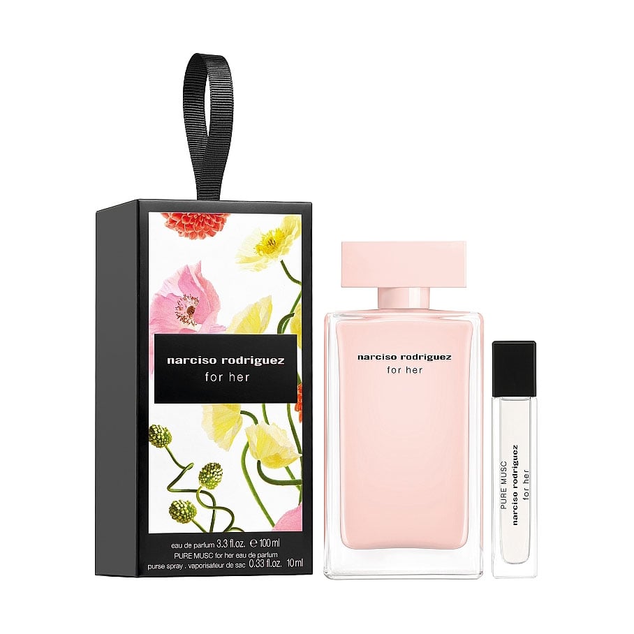 Парфумований набір жіночий Narciso Rodriguez For Her (парфумована вода, 100 мл + парфумована вода, 10 мл)