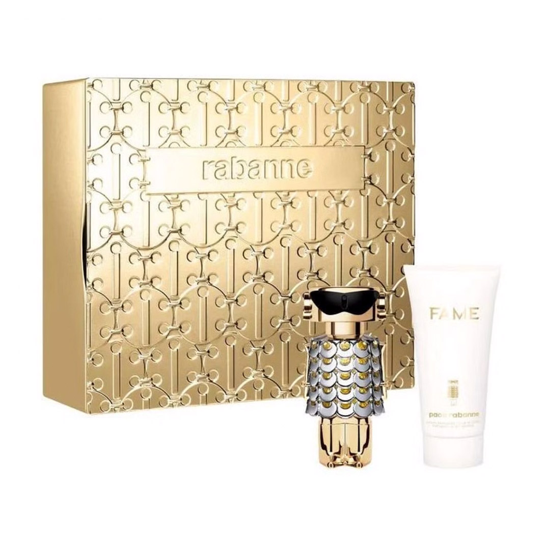 Парфумований набір жіночий Rabanne Fame Set (парфумована вода, 50 мл + лосьйон для тіла, 75 мл)