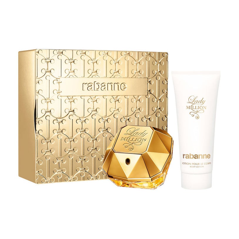 Парфумований набір жіночий Rabanne Lady Million Set (парфумована вода, 80 мл + лосьйон для тіла, 100 мл)