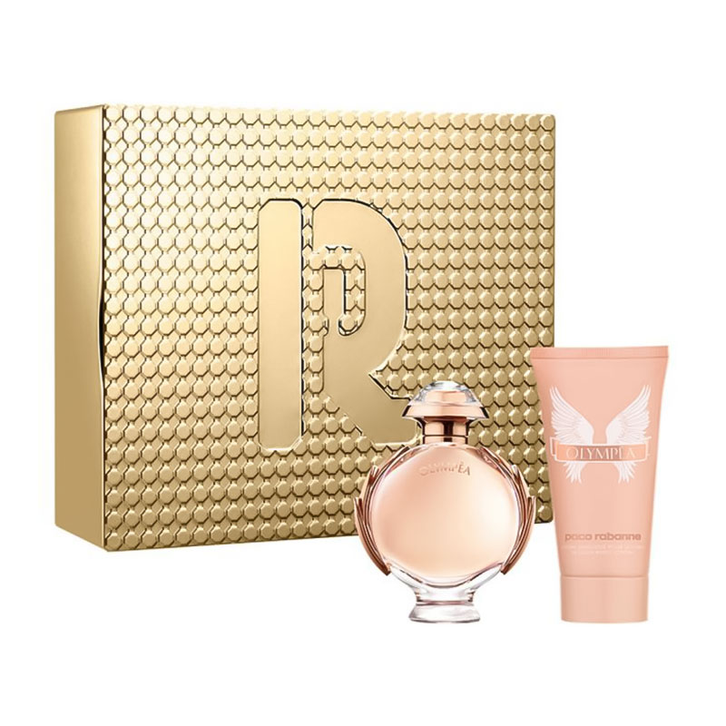 Парфумований набір жіночий Rabanne Olympea Giftset (парфумована вода, 50 мл + лосьйон для тіла, 75 мл)