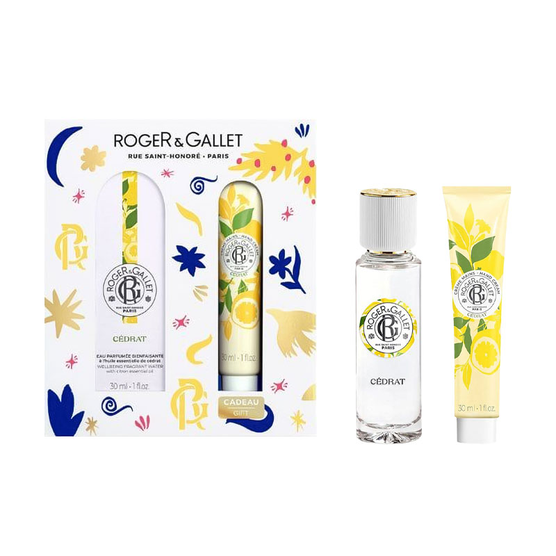 Парфумований набір жіночий Roger &amp; Gallet Cedrat (парфумована вода, 30 мл + крем для рук, 30 мл)
