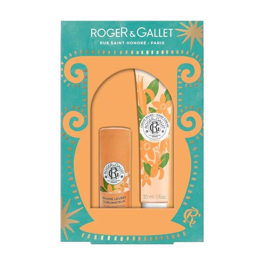 Парфумований набір жіночий Roger &amp; Gallet Neroli Set (крем для рук, 30 мл + бальзам для губ, 3.5 г)