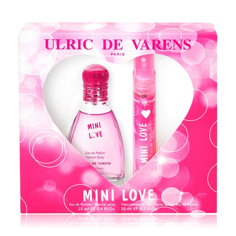 Парфумований набір жіночий Ulric de Varens Mini Love (парфумована вода, 25 мл + парфумована вода, 20 мл)