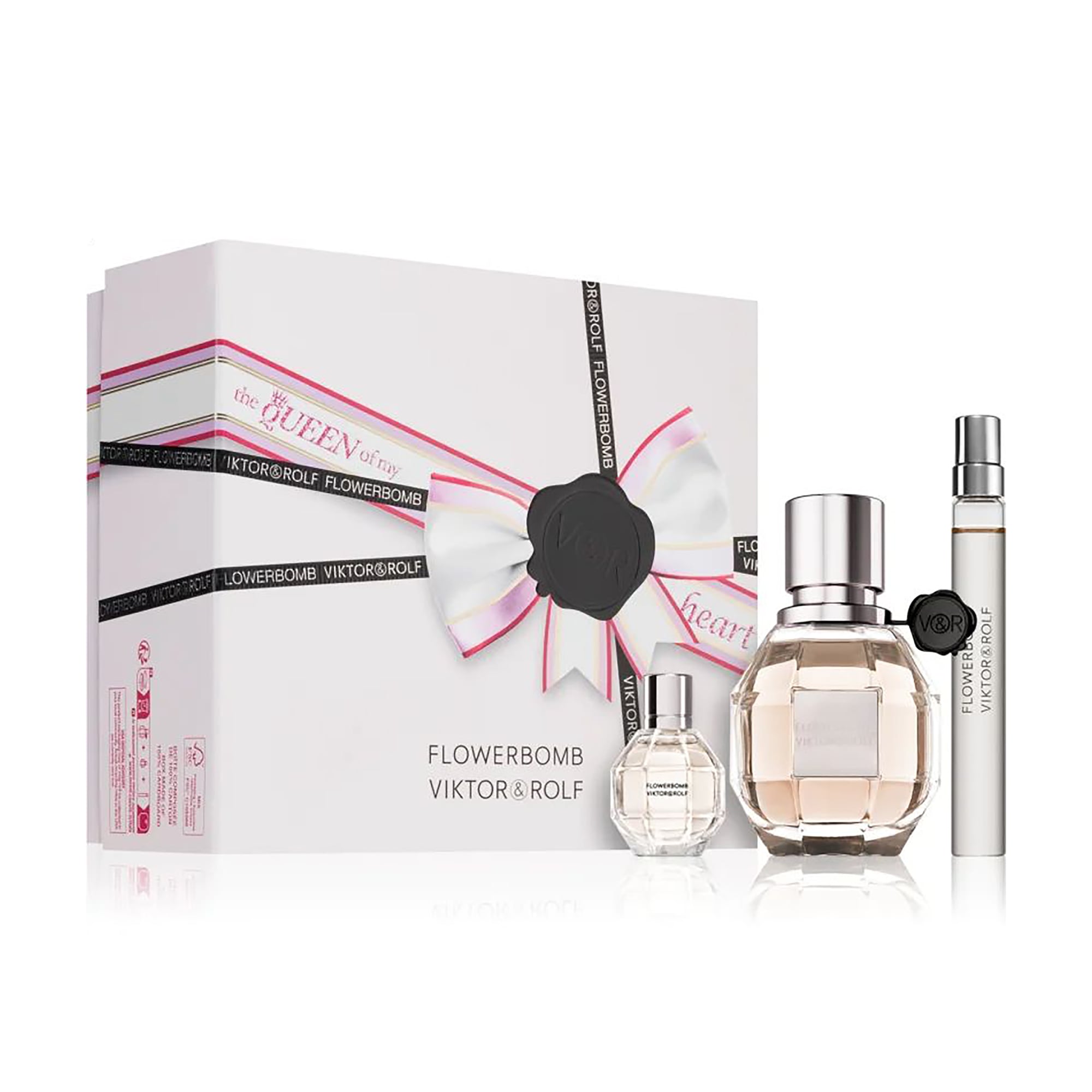 Парфумований набір жіночий Viktor &amp; Rolf Flowerbomb (парфумована вода, 50 мл + парфумована вода, 10 мл + парфумована вода, 7 мл)