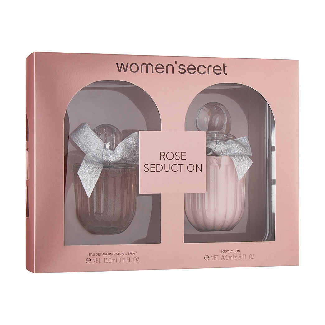 Парфумований набір жіночий Women Secret Rose Seduction (парфумована вода, 100 мл + лосьйон для тіла, 200 мл)