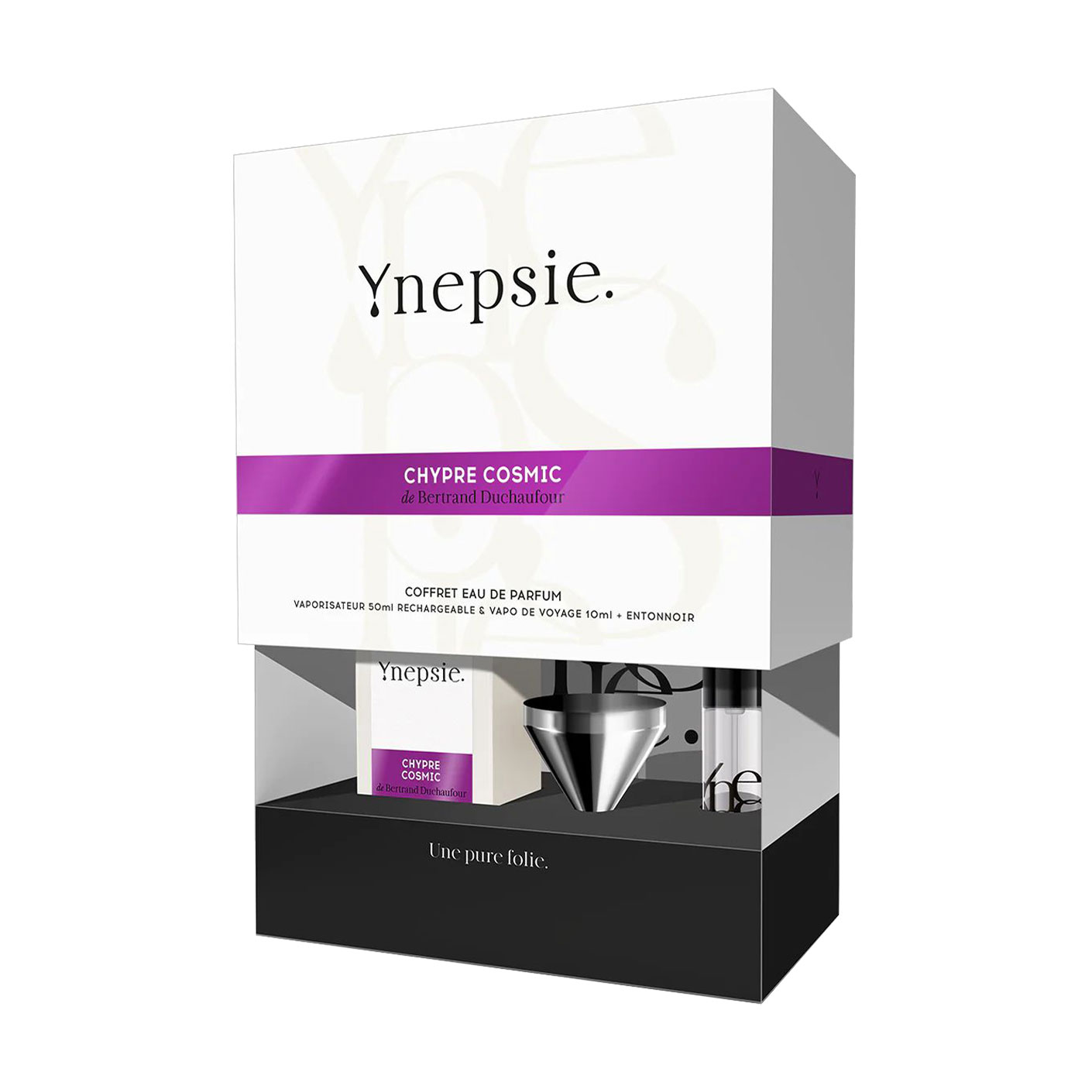Парфумований набір жіночий Ynepsie Chypre Cosmic (парфумована вода, 50 мл + парфумована вода, 10 мл + воронка)