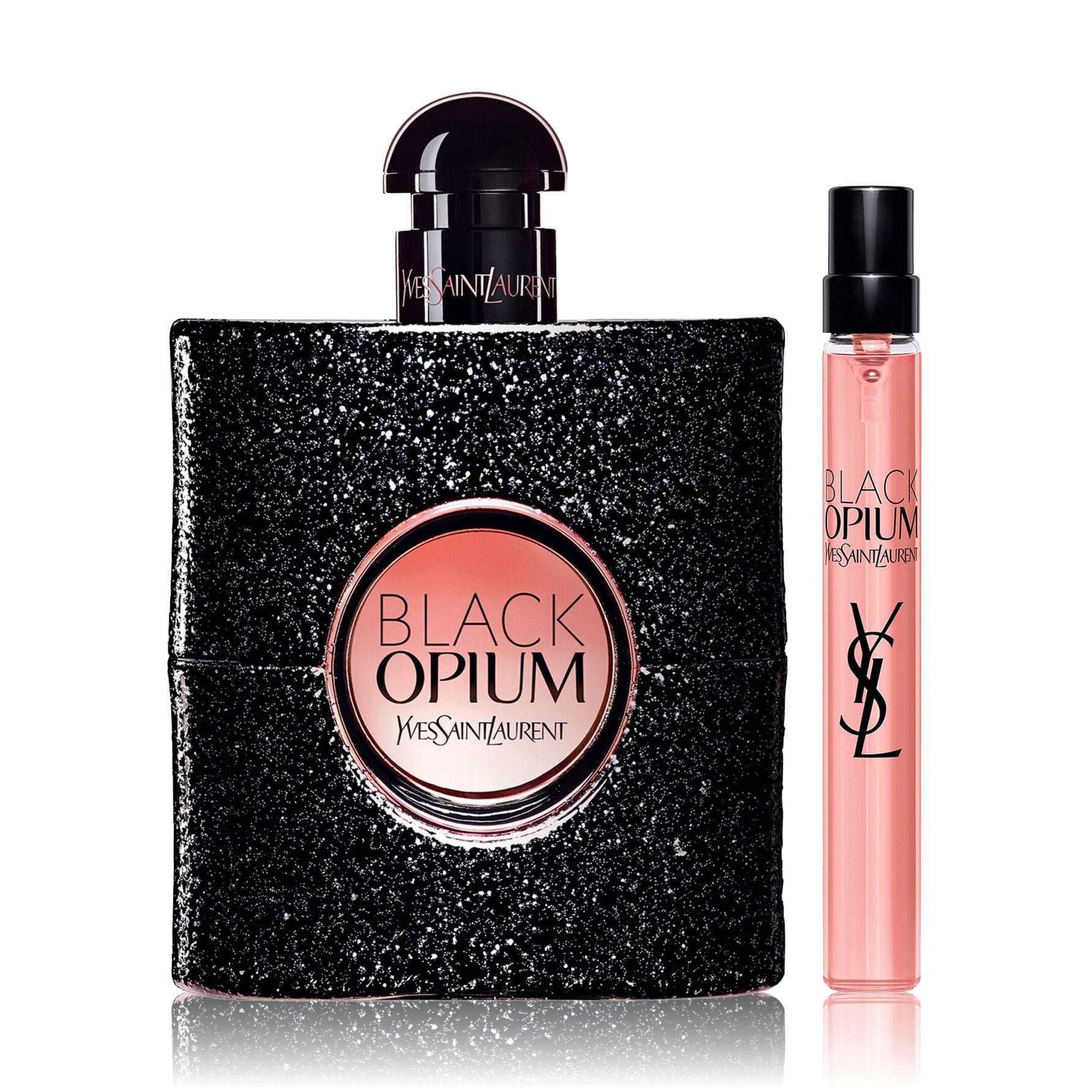 Парфумований набір жіночий Yves Saint Laurent Black Opium (парфумована вода, 90 мл + парфумована вода, 10 мл)
