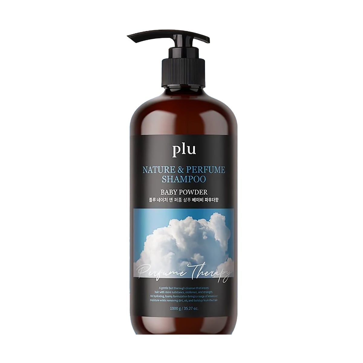 Парфумований шампунь для волосся PLU Nature And Perfume Shampoo Baby Powder, 1 кг