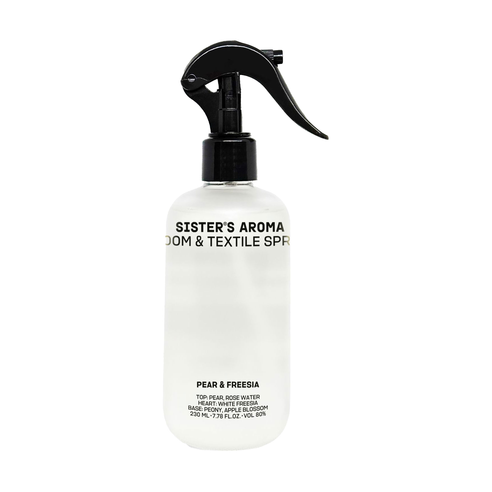 Парфумований спрей для кімнати та текстилю Sister's Aroma Pear &amp; Freesia, 230 мл