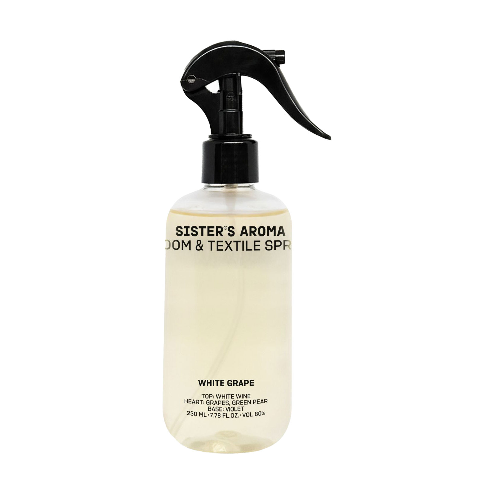 Парфумований спрей для кімнати та текстилю Sister's Aroma White Grape, 230 мл