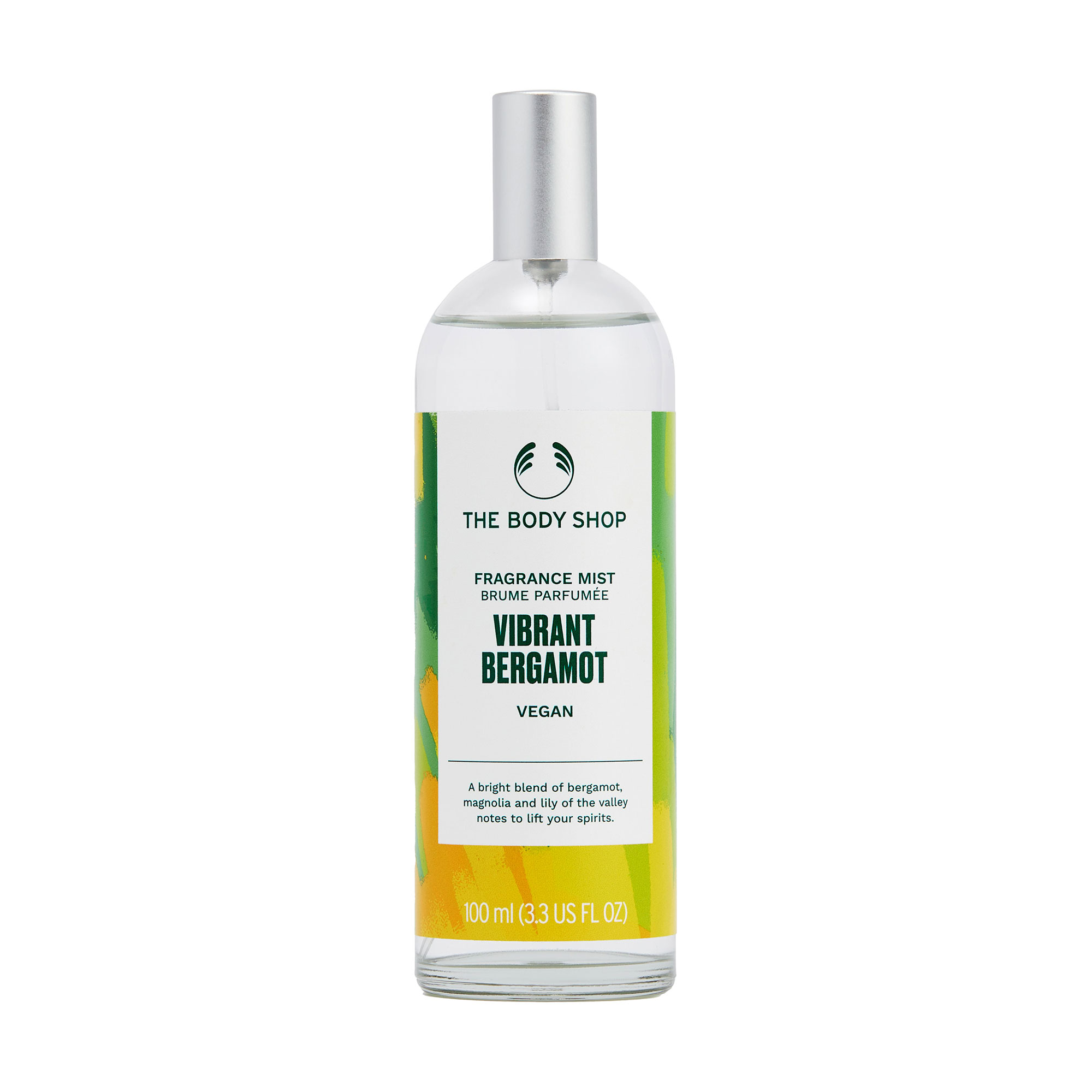 Парфумований спрей для тіла The Body Shop Vibrant Bergamot Fragrance Mist Яскравий бергамот, жіночий, 100 мл