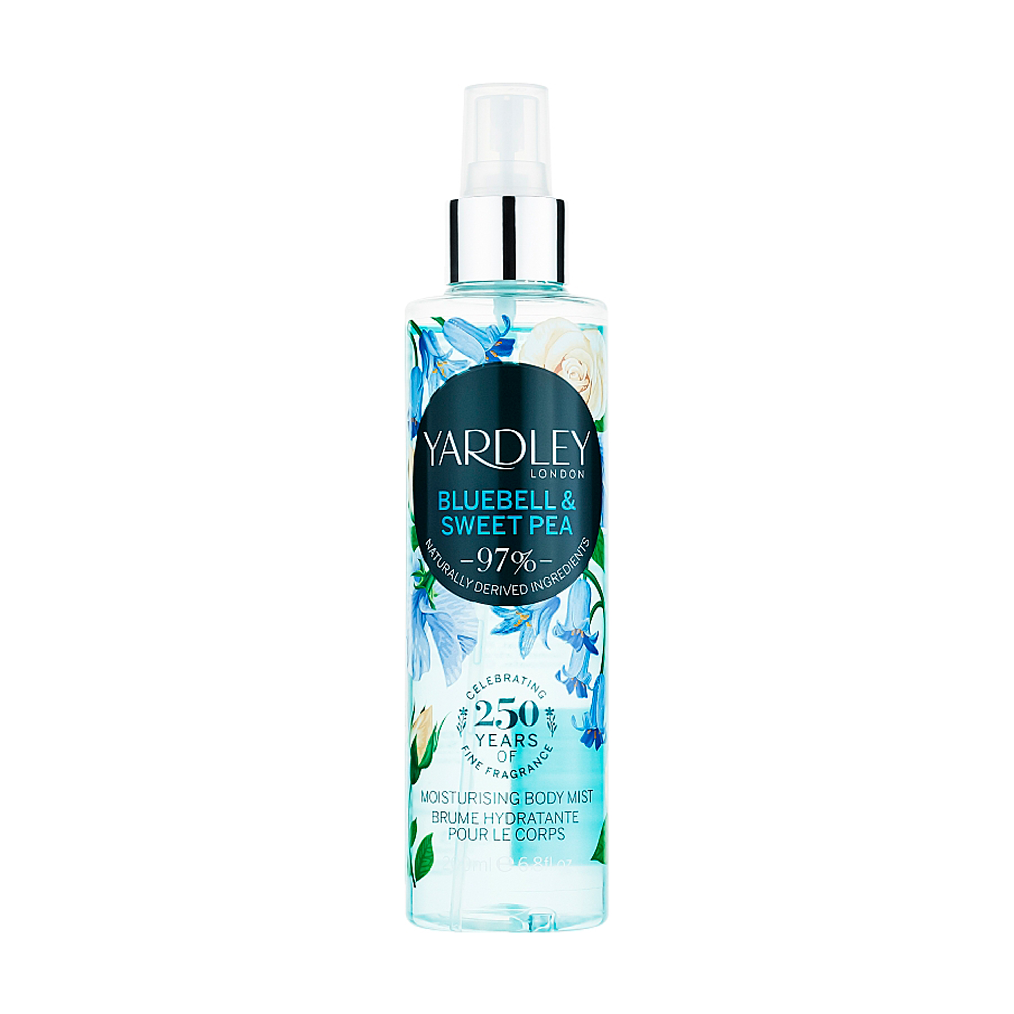 Парфумований спрей для тіла Yardley Bluebell &amp; Sweet Pea Moisturising Fragrance Body Mist жіночий, 200 мл
