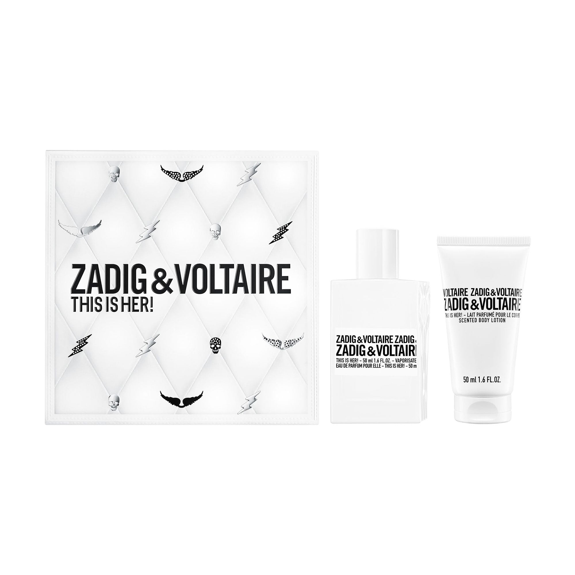 Парфумований жіночий набір Zadig &amp; Voltaire This is Her! Gift Set (парфумована вода, 50 мл + лосьйон для тіла, 50 мл)