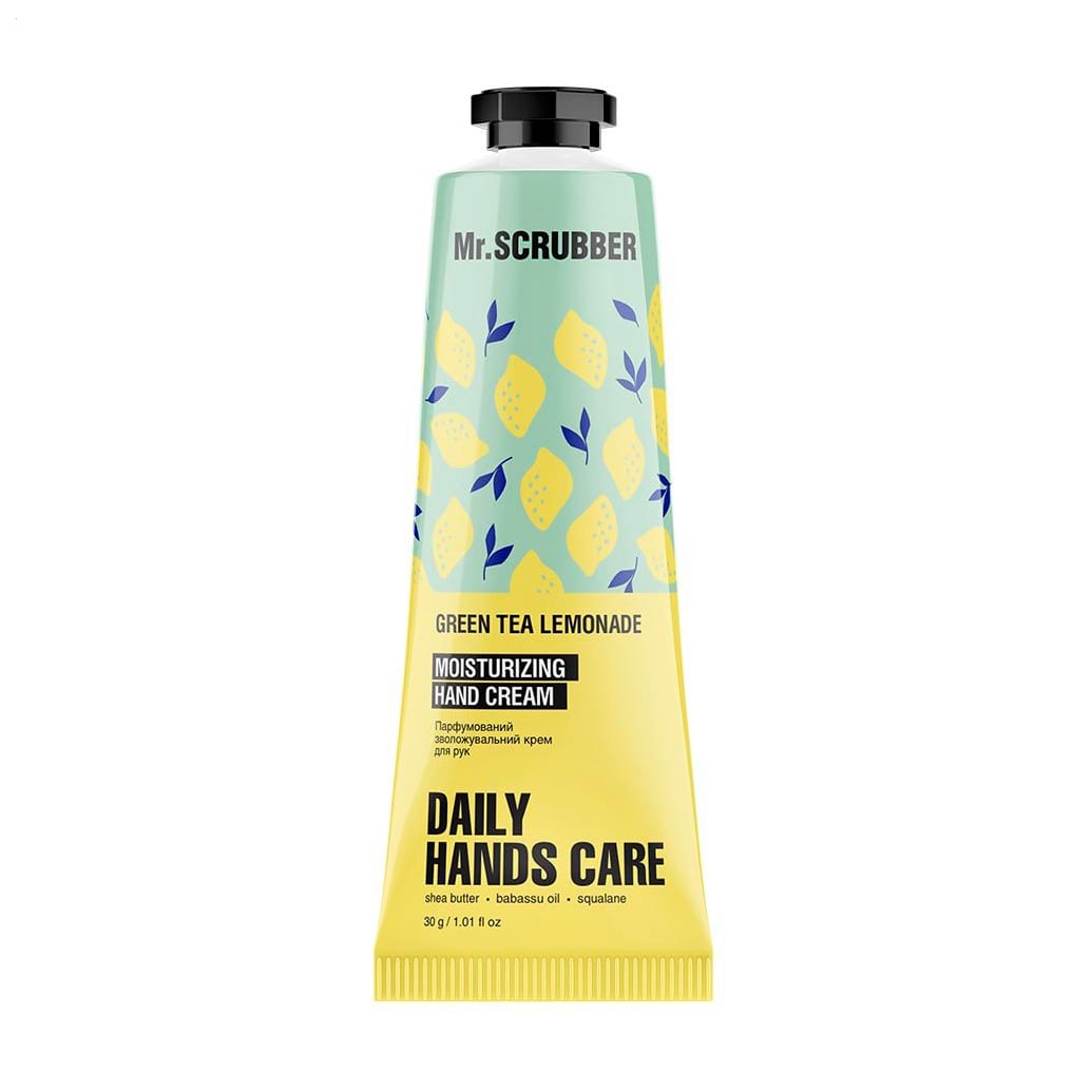 Парфумований зволожувальний крем для рук Mr.Scrubber Daily Hands Care Green Tea Lemonade, 30 г