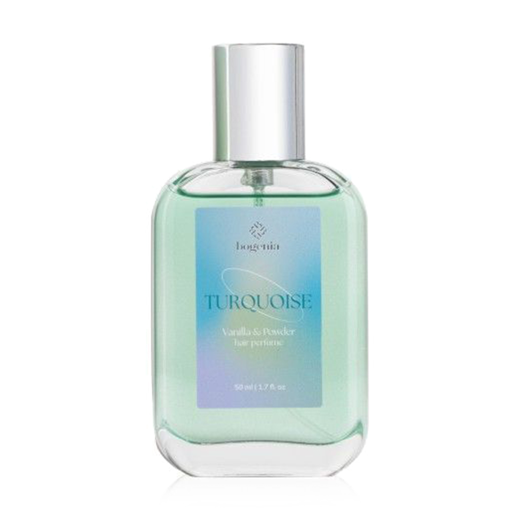 Парфюм для волосся Bogenia Turquoise Vanilla &amp; Powder Hair Perfume, 50 мл