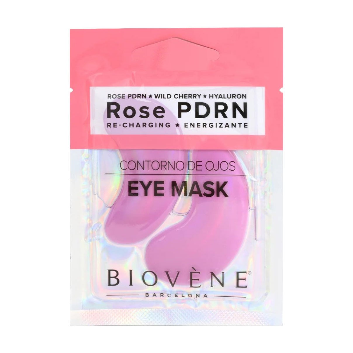 Патчі для шкіри навколо очей Biovene Pdrn Re-charging Eye Pad Mask Дика вишня та гіалурон, 1 пара