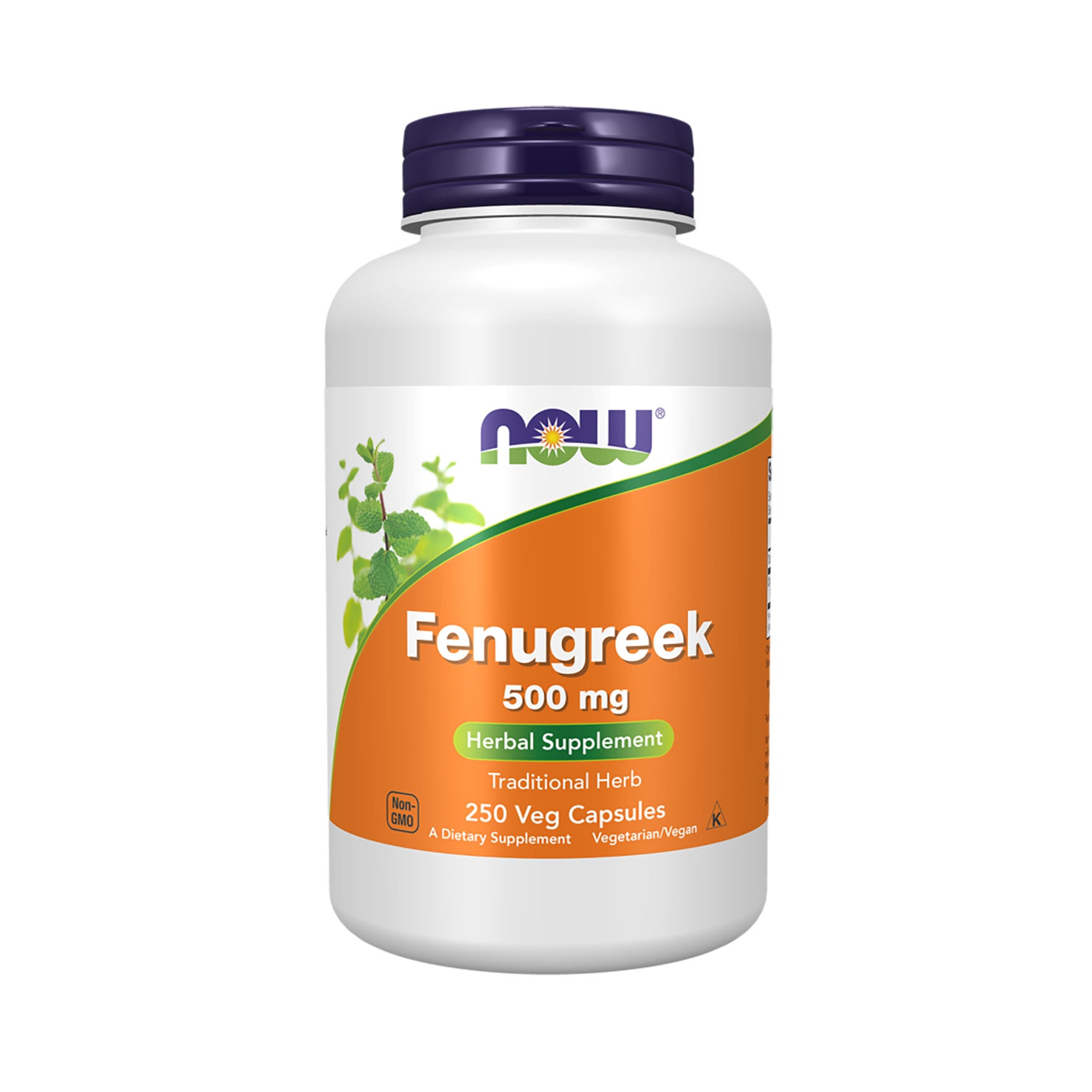 Пажитник NOW Foods Fenugreek 500 мг, 250 капсул