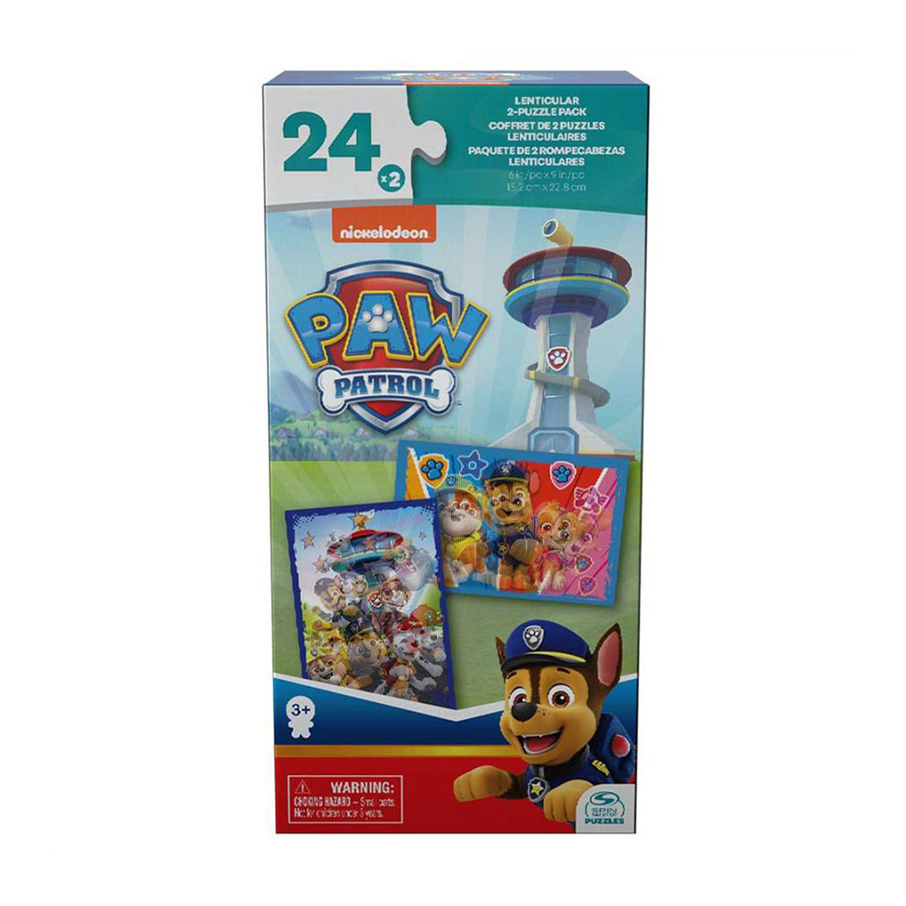 Пазл Paw Patrol Щенячий патруль Переливний 2 в 1, від 3 років, 22.8*15.2 см, 48 елементів (SM98325/6066801)
