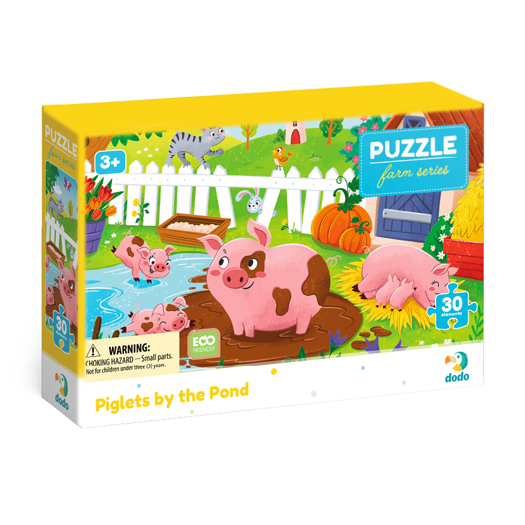 Пазли DoDo Поросята біля ставка, від 3 років, 30 деталей (300682)