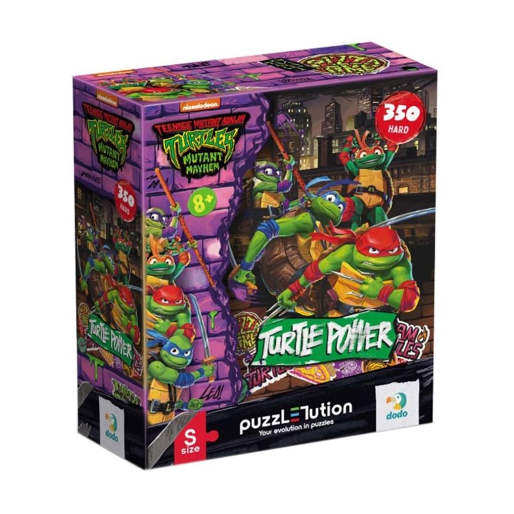 Пазли DoDo TMNT Час черепашок, 32*23 см, від 8 років, 350 елементів (200531)