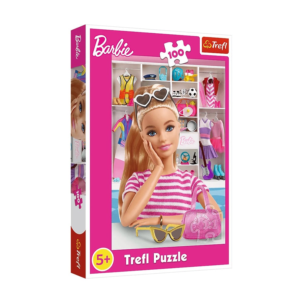 Пазли Trefl Barbie Знайомтеся, Барбі, від 5 років, 100 елементів (16458)