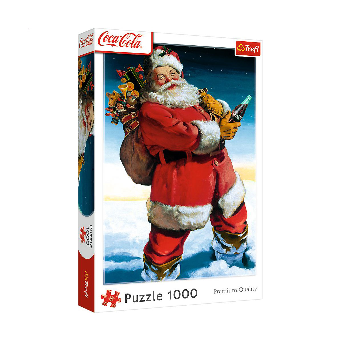 Пазли Trefl Coca-Cola Санта Клаус у снігу, від 12 років, 1000 елементів (10923)
