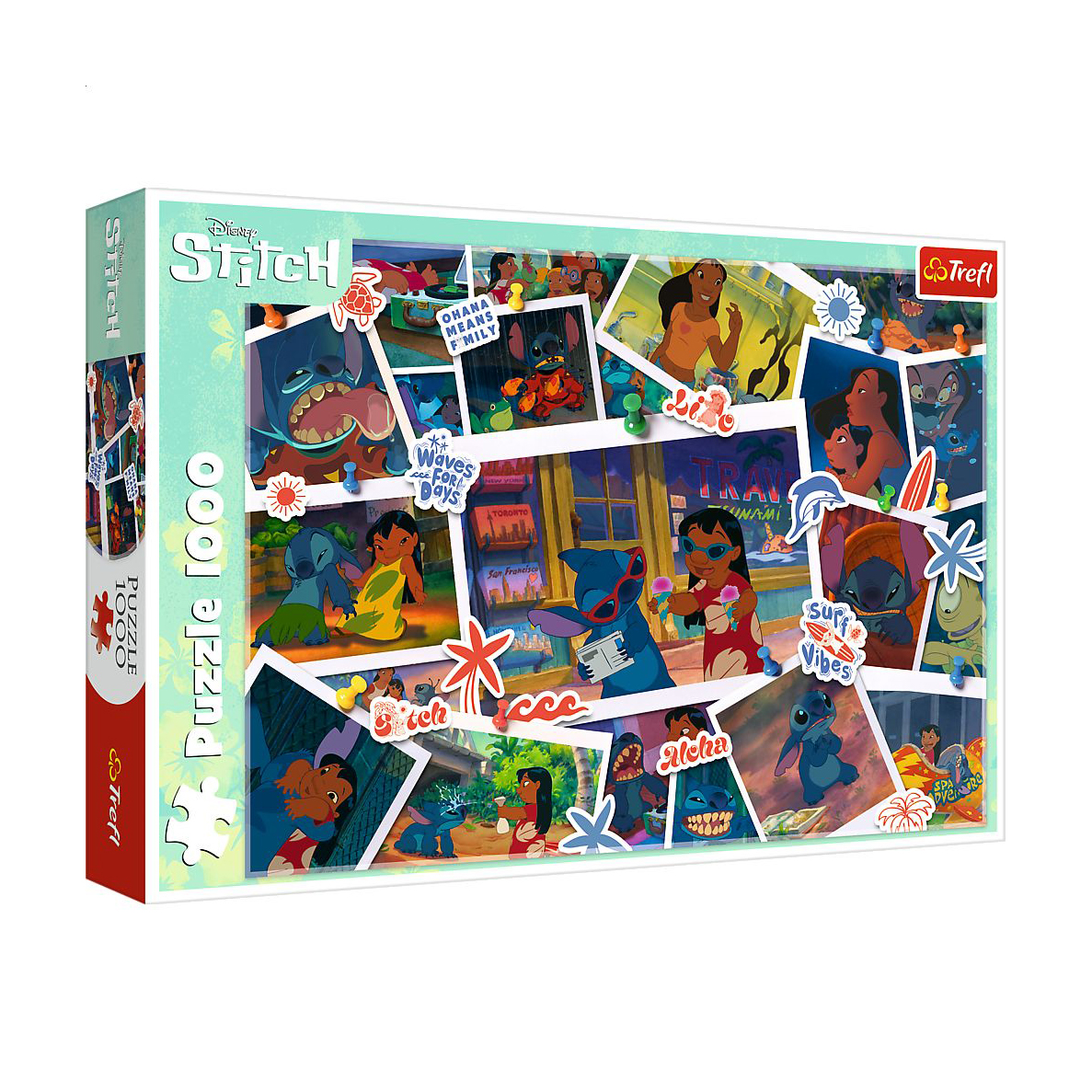 Пазли Trefl Lilo &amp; Stitch Солодкі спогади, від 12 років, 1000 елементів (08828)