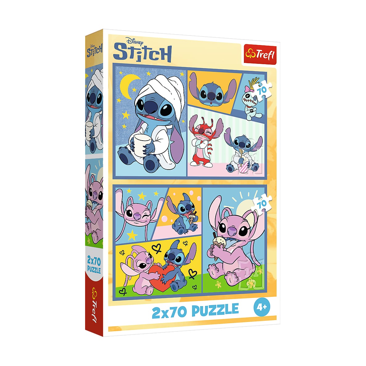 Пазли Trefl Lilo &amp; Stitch Зі Стічем не нудно, від 4 років, 2*70 елементів (34444)