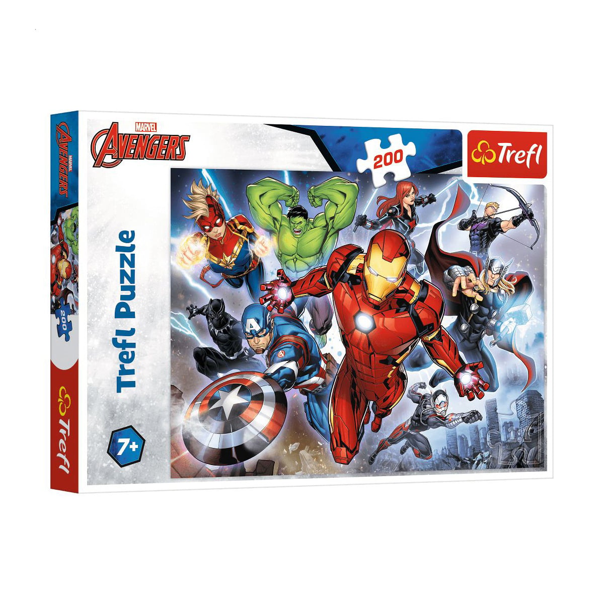 Пазли Trefl Marvel Avengers Могутні Месники, від 7 років, 200 елементів (13260)