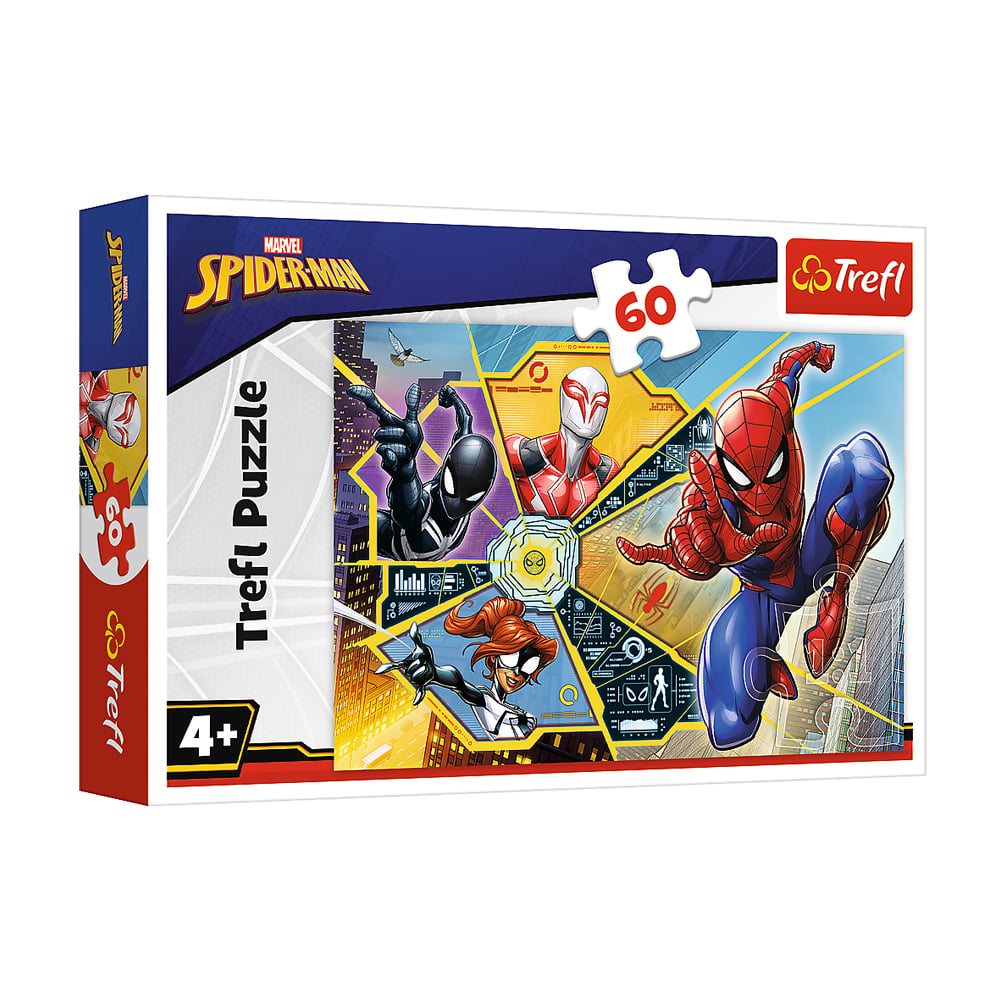 Пазли Trefl Marvel Spedirman Битва у павутині, від 4 років, 60 елементів (17372)