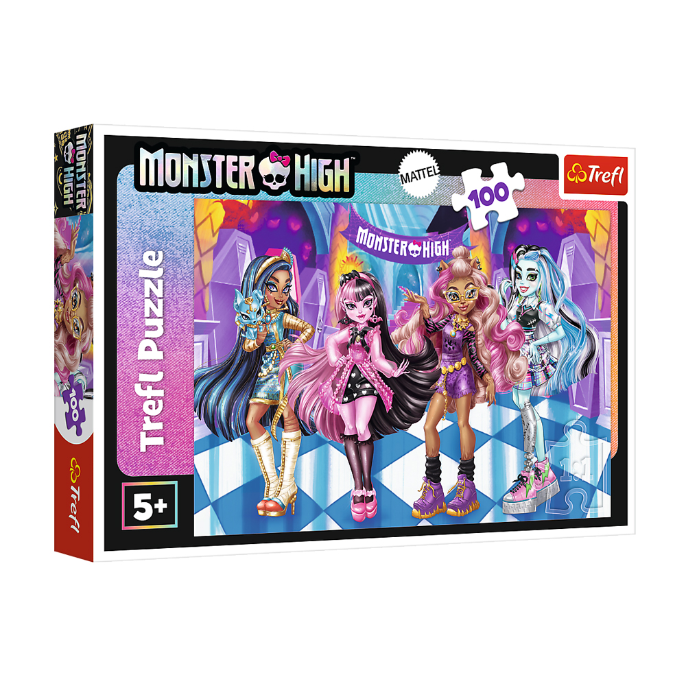 Пазли Trefl Monster High Жахливі друзі, від 5 років, 100 елементів (16505)