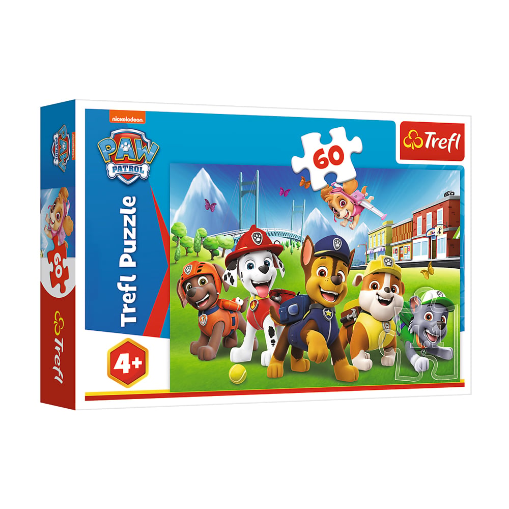 Пазли Trefl Nickelodeon Paw Patrol Щенячий патруль на траві, від 4 років, 60 елементів (17375)