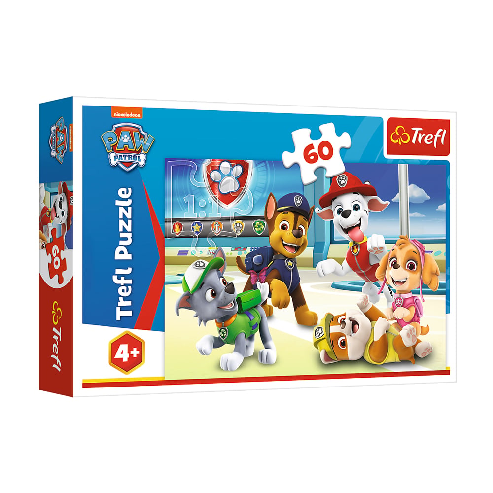 Пазли Trefl Nickelodeon Paw Patrol В світі цуценят, від 4 років, 60 елементів (17392)