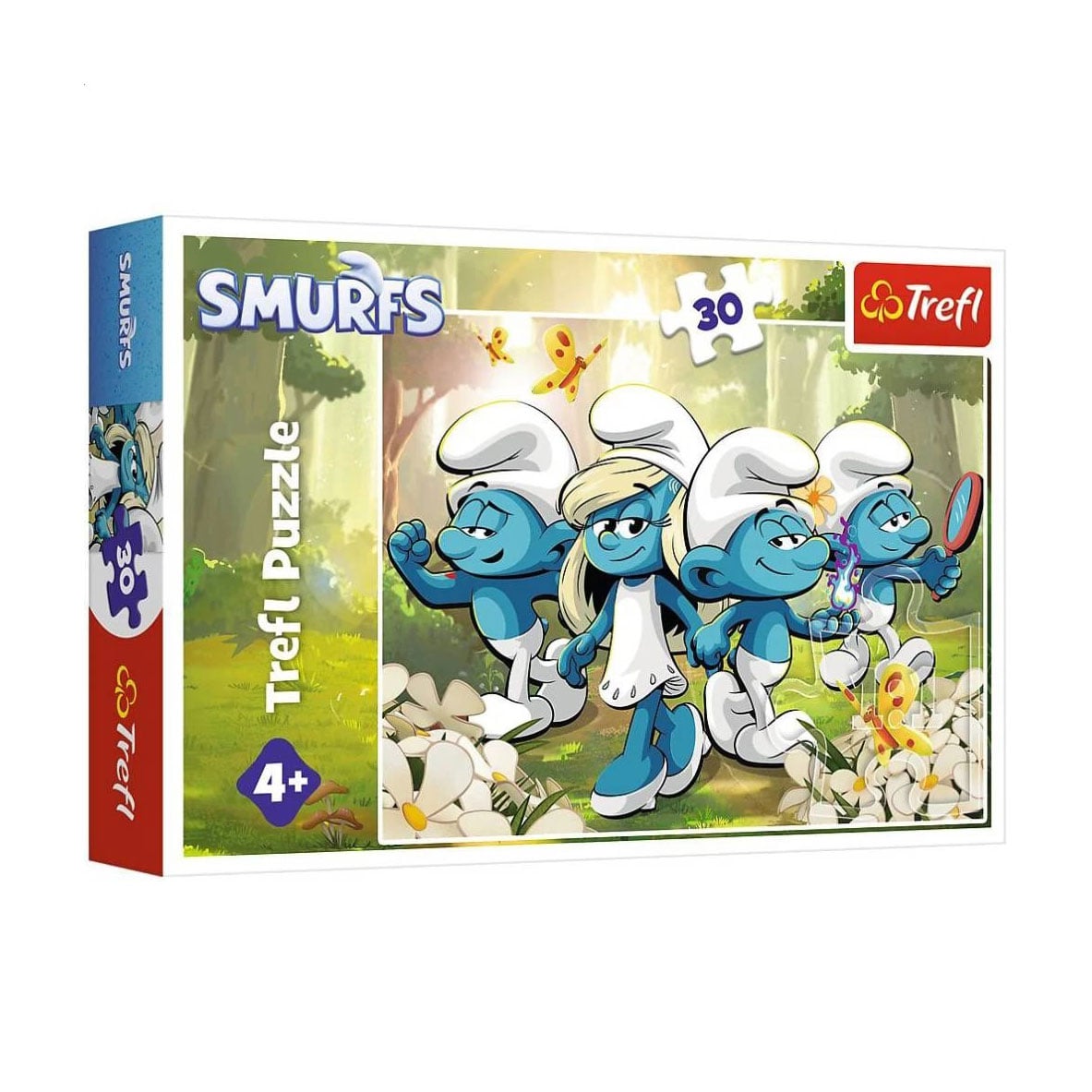 Пазли Trefl The Smurfs Пригоди смурфиків, від 4 років, 30 елементів (18317)