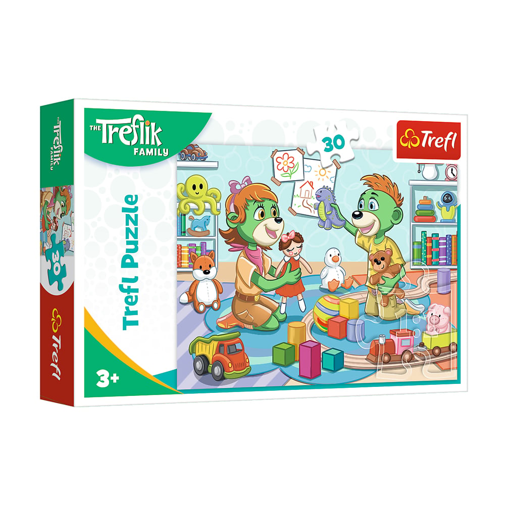 Пазли Trefl The Treflik Family Щаслива родина, від 3 років, 30 елементів (18303)