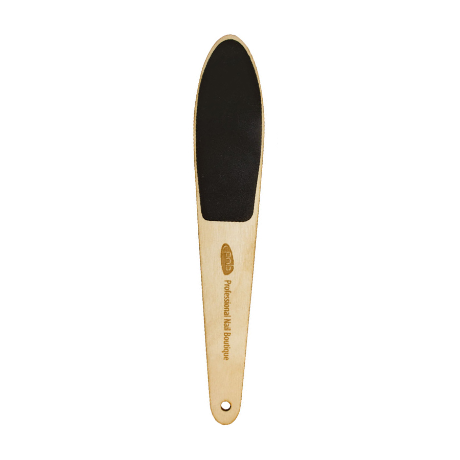 Педикюрна пилка для стоп PNB Wooden Pedicure File 100/180, деревяна