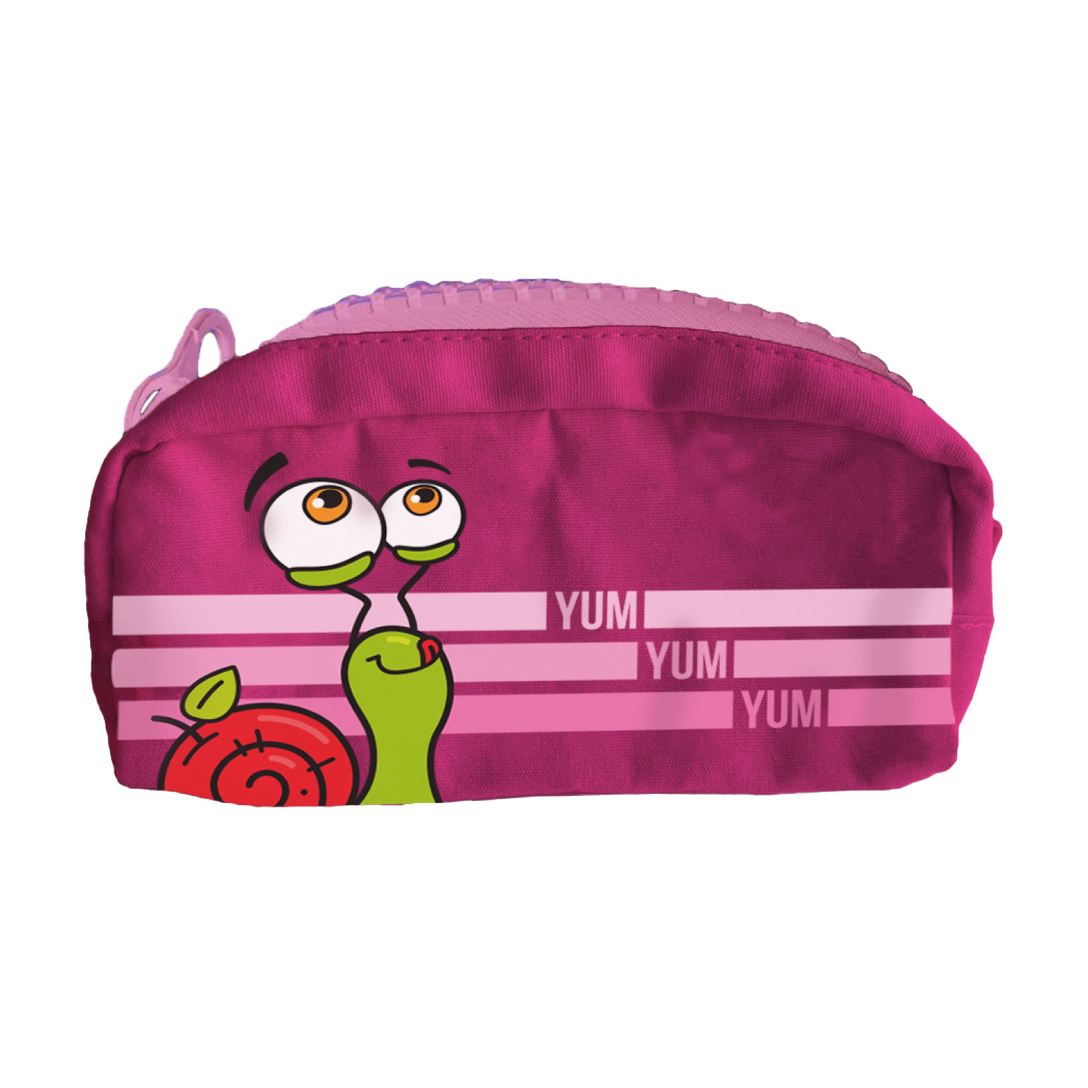 Пенал Bob Snail з полотна, рожевий, 18*10 см