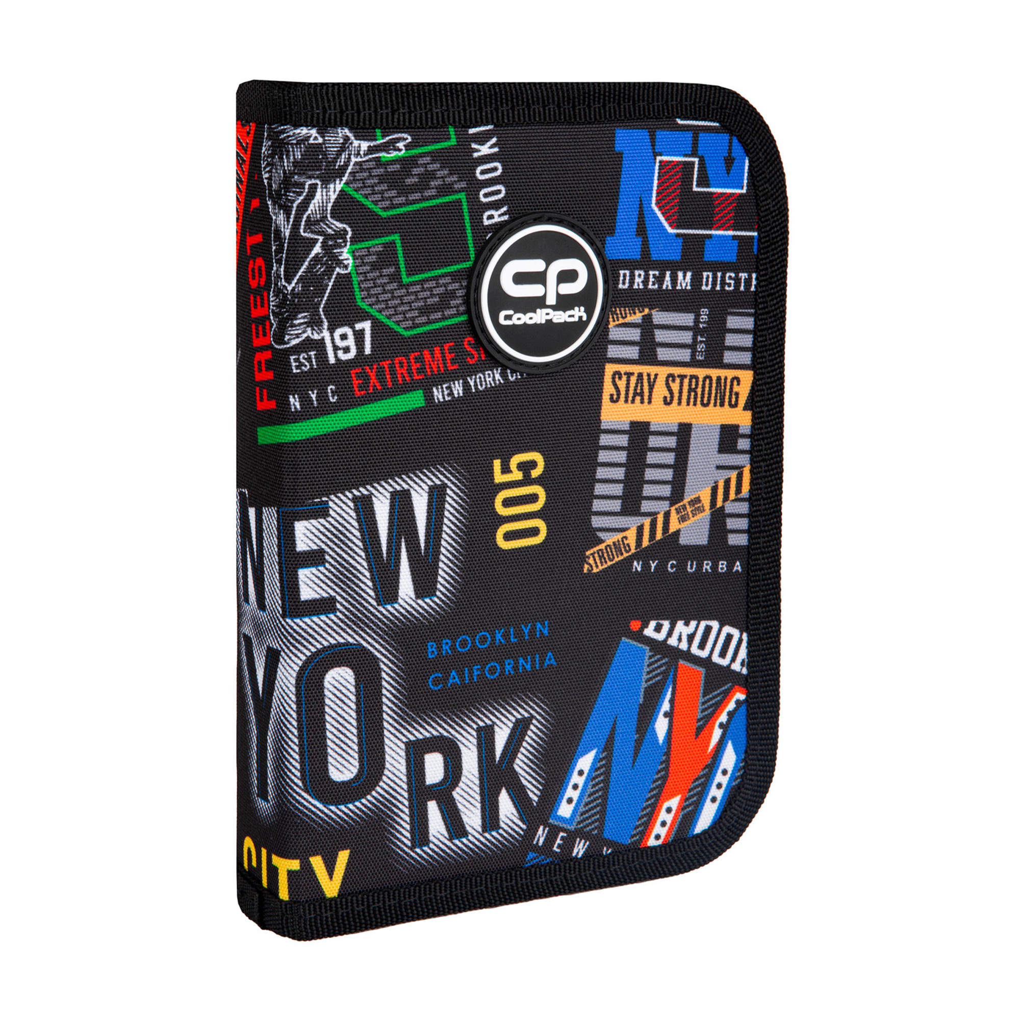 Пенал CoolPack Clipper Big City на блискавці, порожній, від 3 років, 20*14*3 см (F076673)