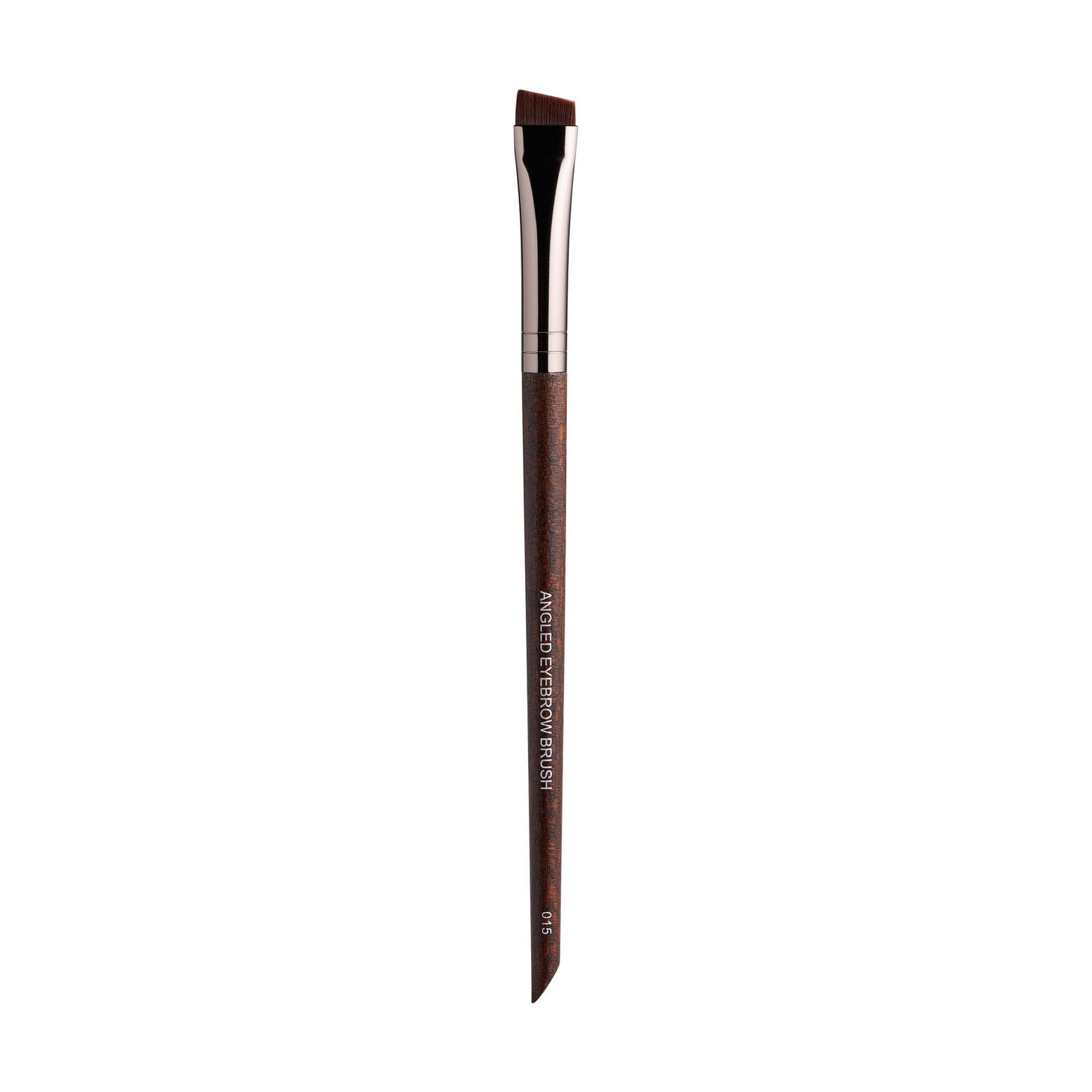 Пензель для макіяжу брів Bogenia Professional Angled Eyebrow Brush 015, синтетичний ворс (BG200)
