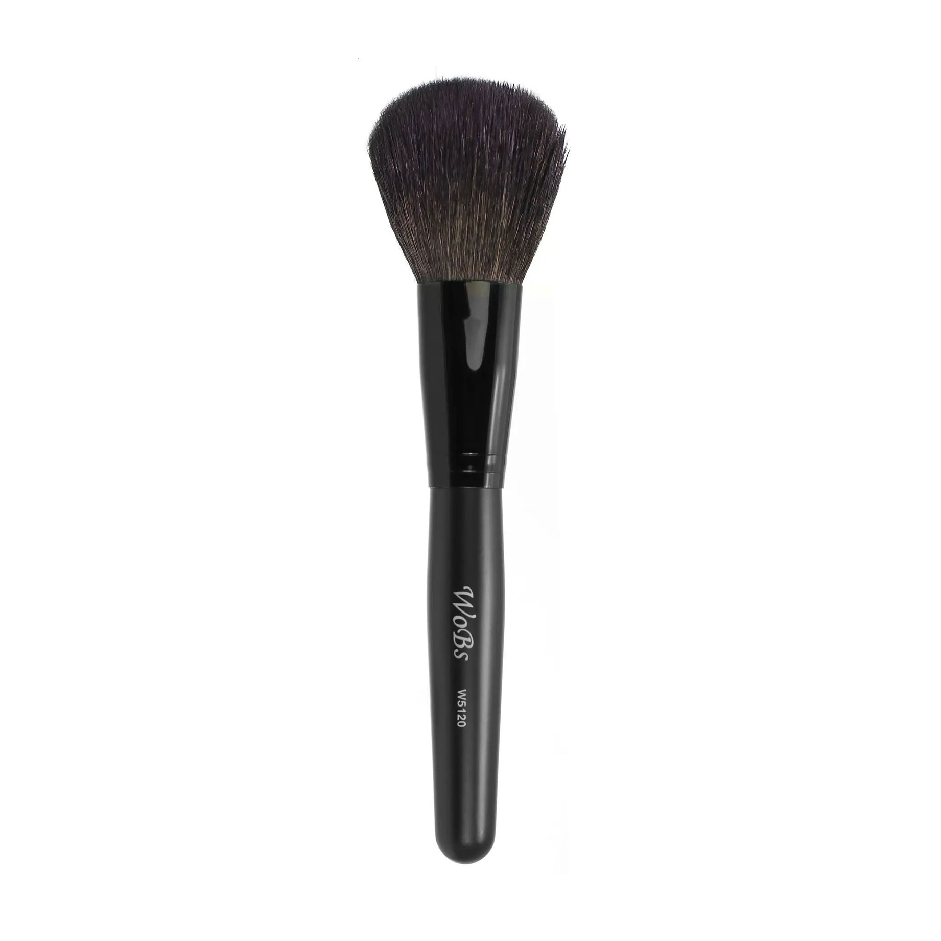 Пензель для пудри WoBs плоский, натуральний ворс (W5120)