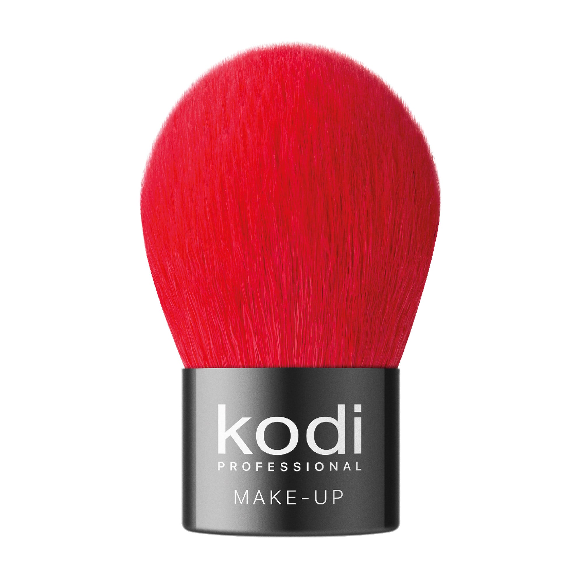 Пензель кабукі Kodi Professional Make-Up червоний (натуральний ворс)