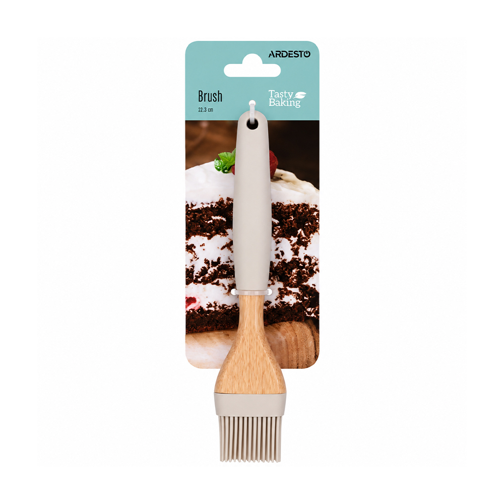 Пензлик Ardesto Tasty Baking світло-сірий, 22.3 см (AR1561G)