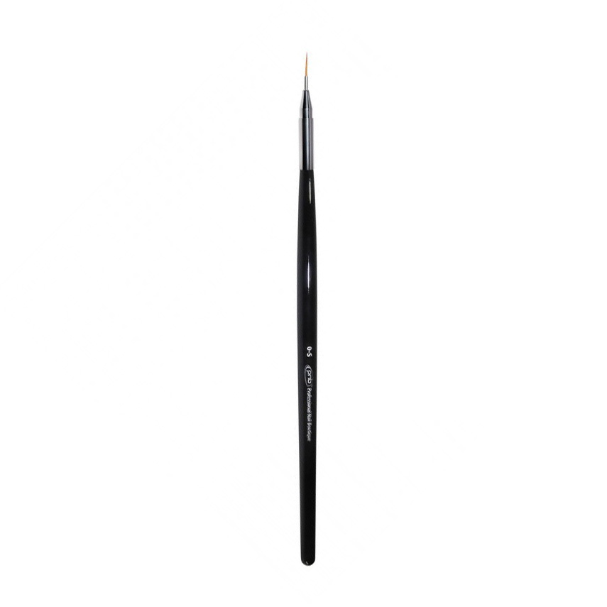 Пензлик для дизайну нігтів PNB Gel Brush круглий 0-s, нейлон 7D