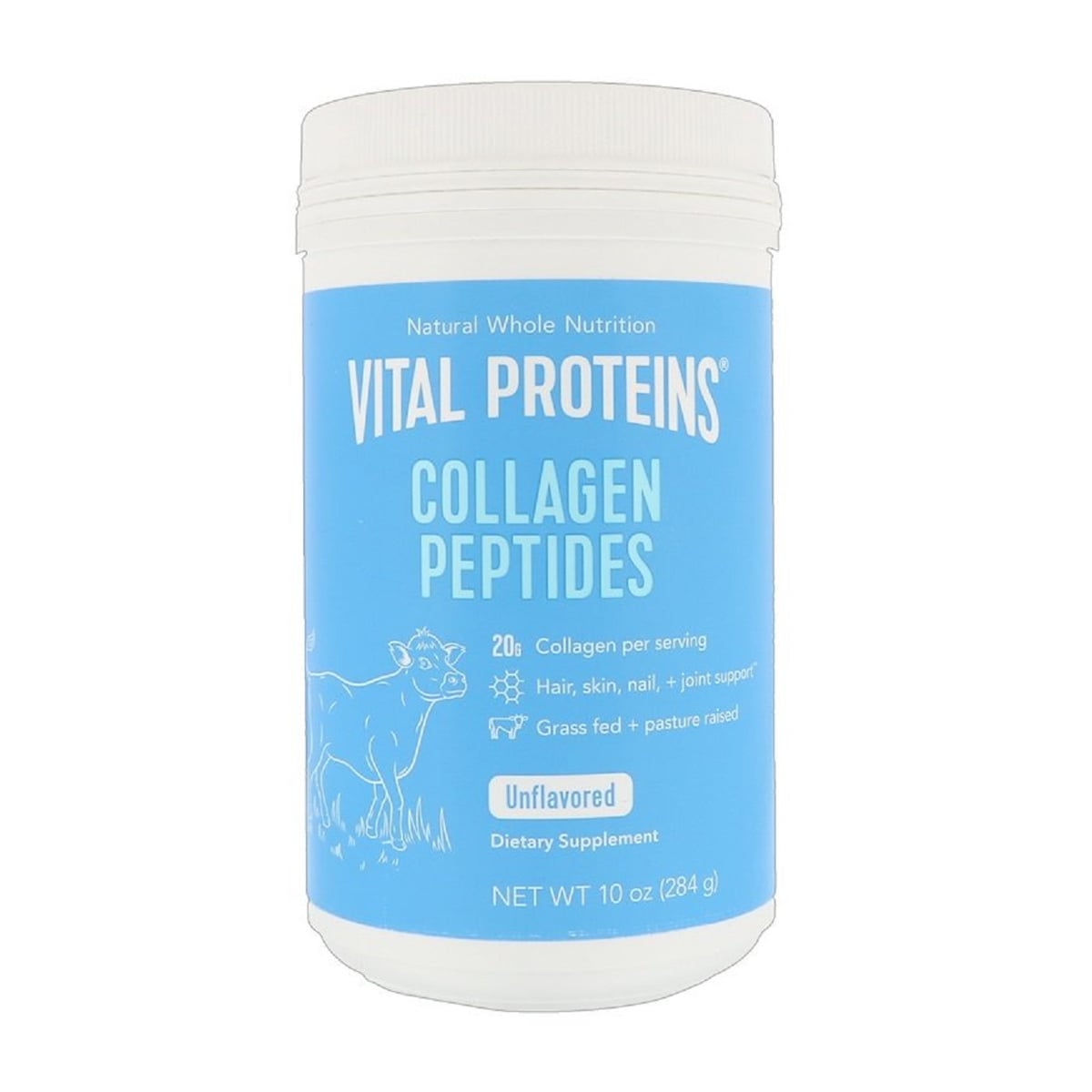 Пептиди колагену Vital Proteins Collagen Peptides Unflavored без ароматизаторів, в порошку, 284 г