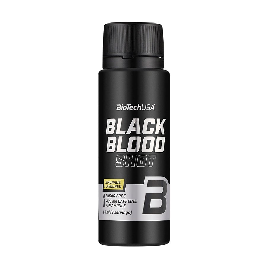Передтренувальний комплекс BioTechUSA Black Blood Shot Лимонад, в рідині, 60 мл