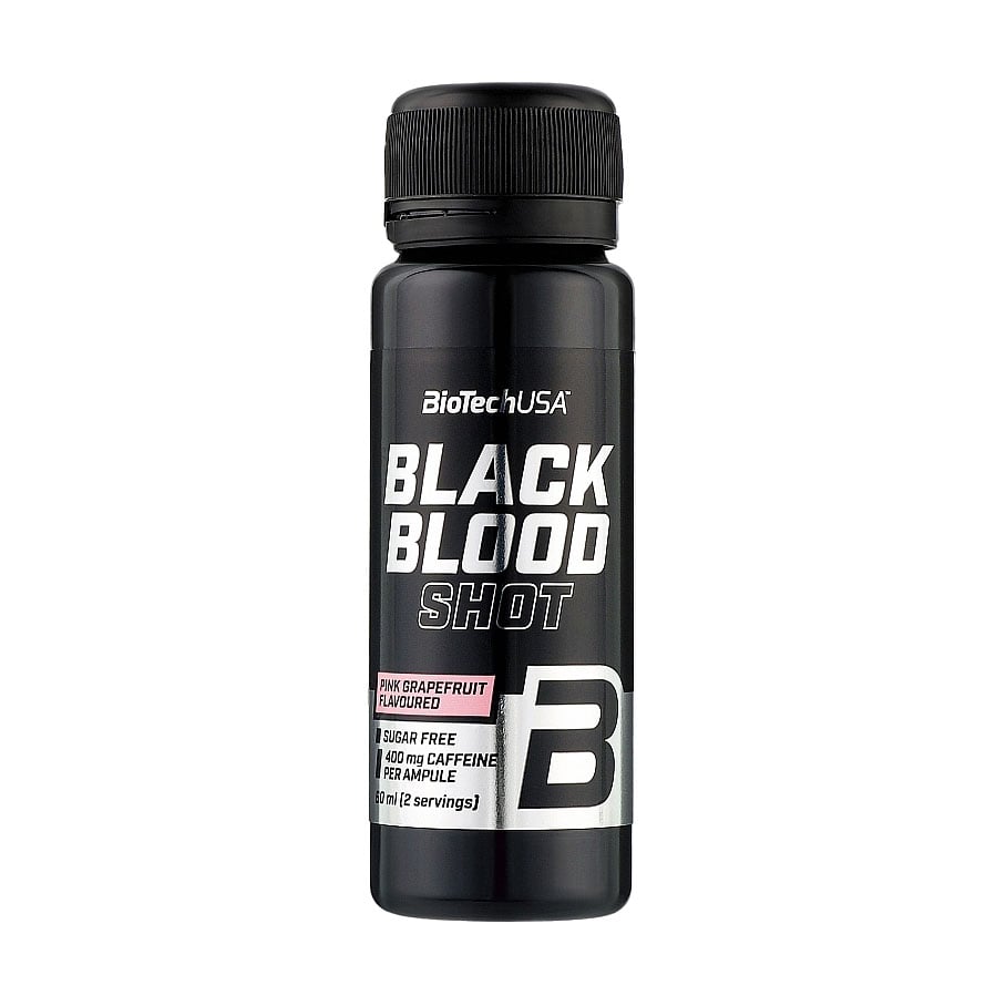 Передтренувальний комплекс BioTechUSA Black Blood Shot Рожевий грейпфрут, в рідині, 60 мл