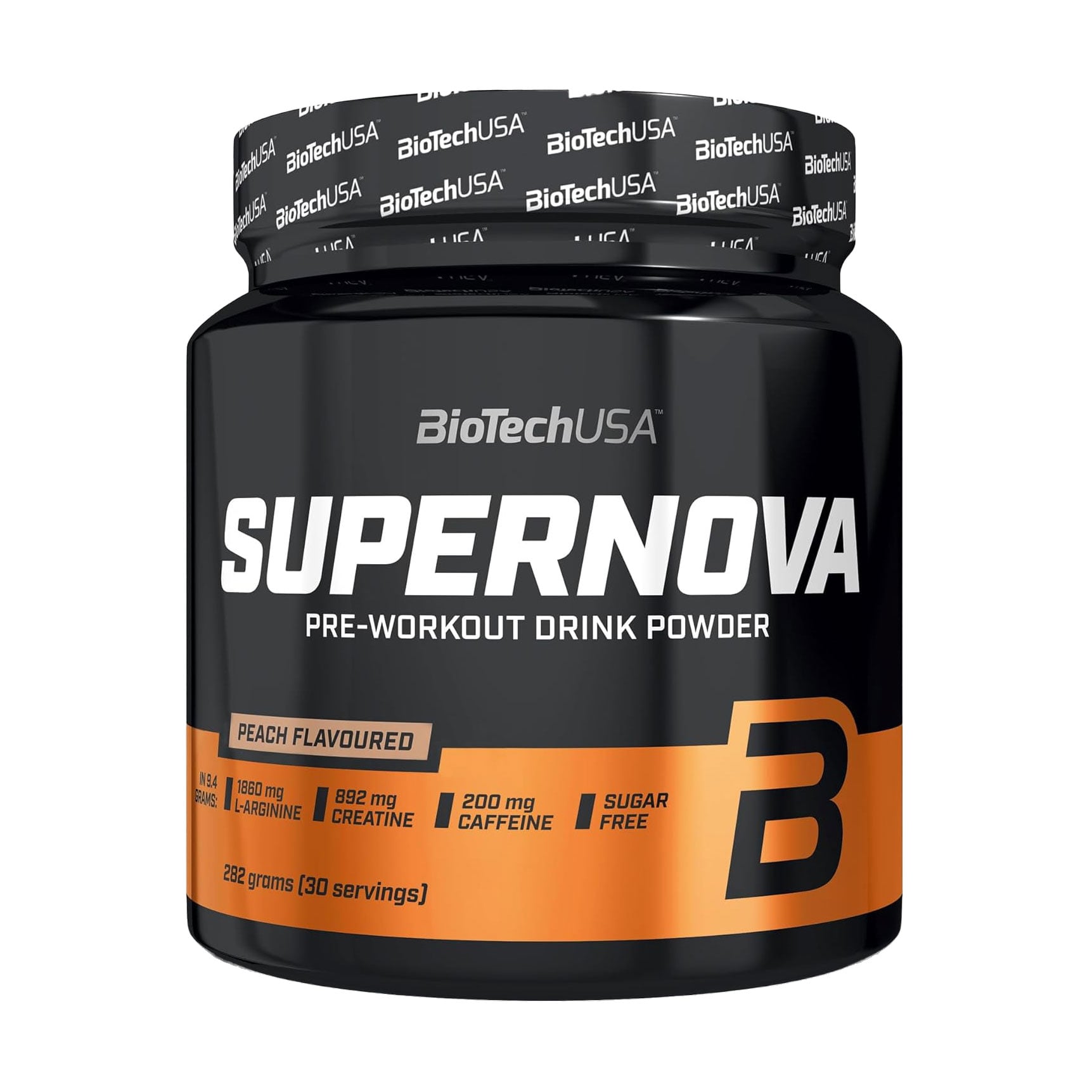 Передтренувальний комплекс BioTechUSA SuperNova Персик, в порошку, 282 г
