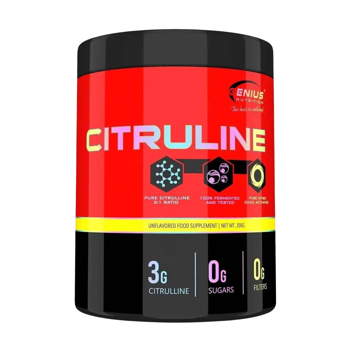 Передтренувальний комплекс Genius Nutrition Citruline Без смаку, в порошку, 200 г