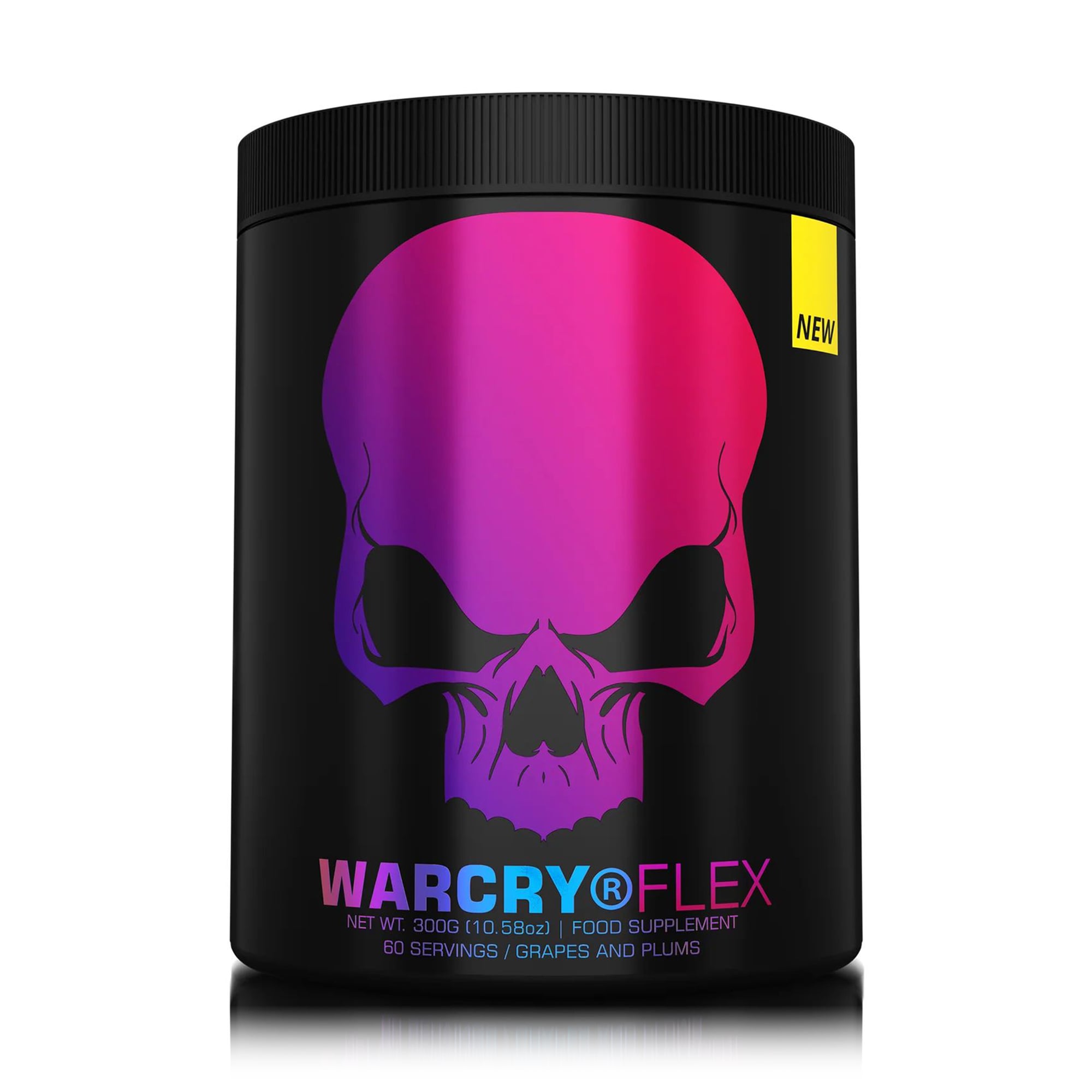 Передтренувальний комплекс Genius Nutrition Warcry Flex Виноград та сливи, в порошку, 300 г