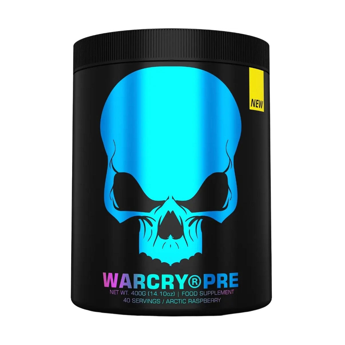 Передтренувальний комплекс Genius Nutrition Warcry (New Formula) Арктична малина, в порошку, 400 г
